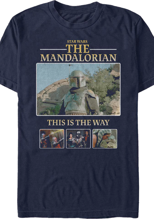 This Is The Way Collage The Mandalorian Star Wars T-Shirt - main product image