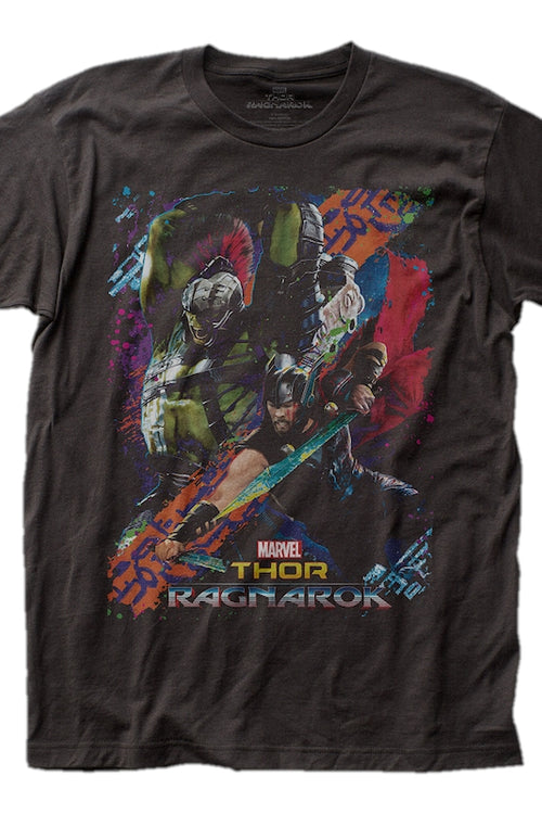 Thor and Incredible Hulk Thor Ragnarok T-Shirtmain product image