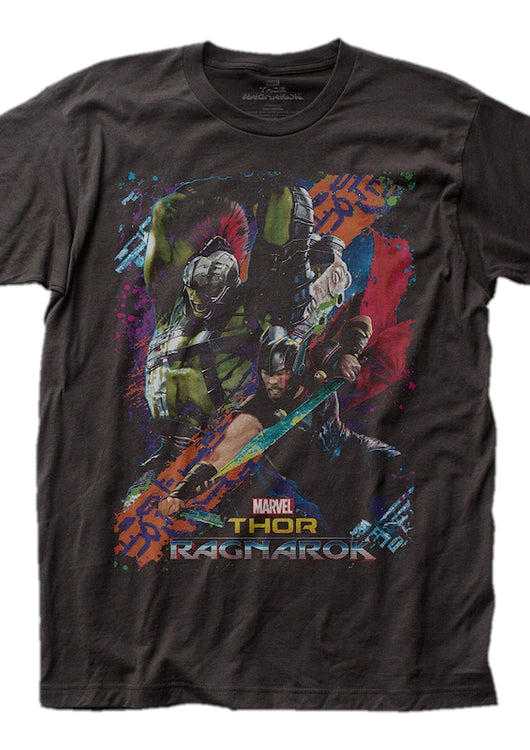 Thor and Incredible Hulk Thor Ragnarok T-Shirt - main product image