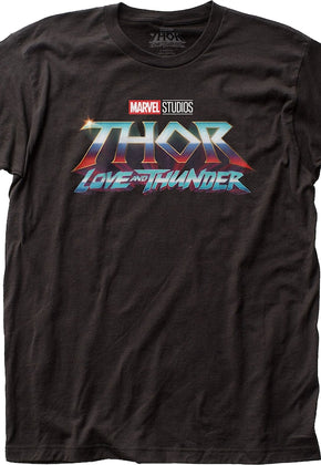Thor: Love And Thunder Logo Marvel Comics T-Shirt