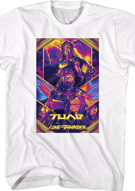 Thor Love And Thunder Poster Marvel Comics T-Shirt - main product image