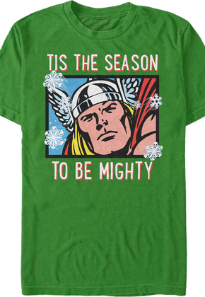 Thor Tis The Season To Be Mighty Marvel Comics T-Shirt
