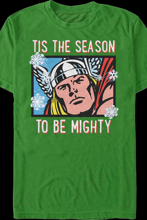 Thor Tis The Season To Be Mighty Marvel Comics T-Shirtmain product image