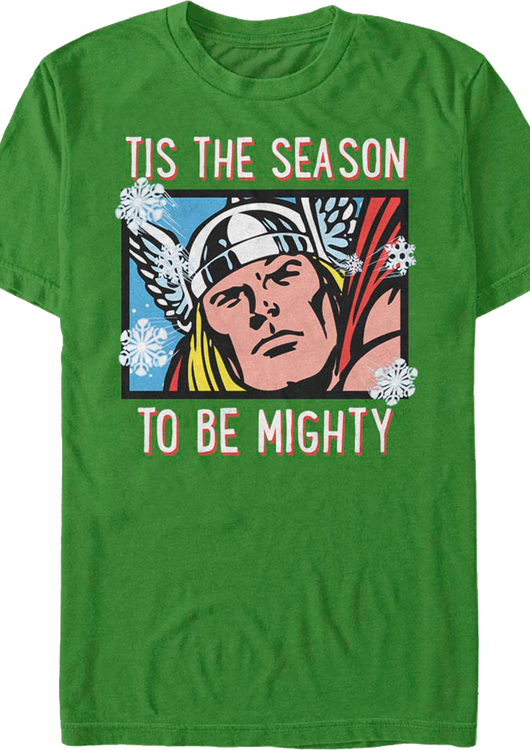 Thor Tis The Season To Be Mighty Marvel Comics T-Shirt - main product image
