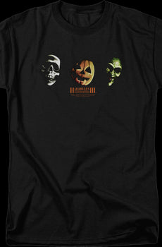 Three Masks Halloween III Season of the Witch T-Shirt
