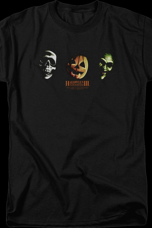Three Masks Halloween III Season of the Witch T-Shirtmain product image