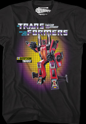 Thrust Box Art Transformers T-Shirt