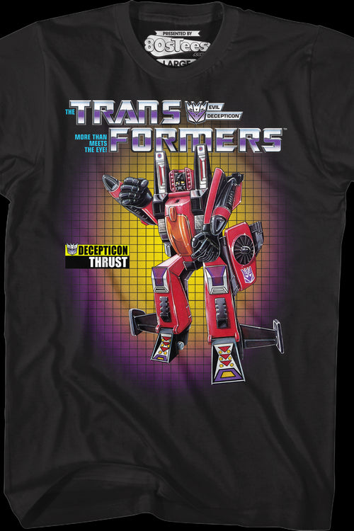 Thrust Box Art Transformers T-Shirtmain product image