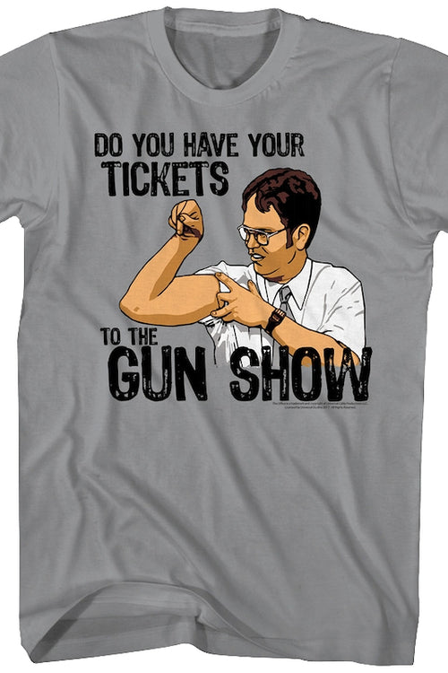 Tickets To The Gun Show The Office T-Shirtmain product image