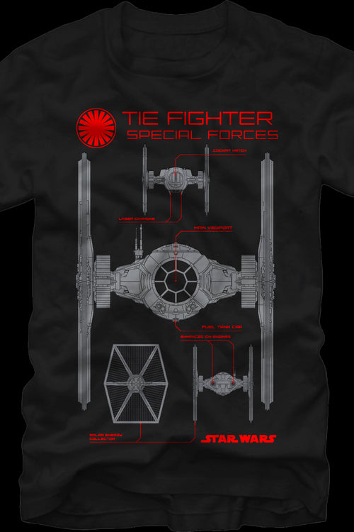 TIE Fighter Special Forces Star Wars T-Shirtmain product image