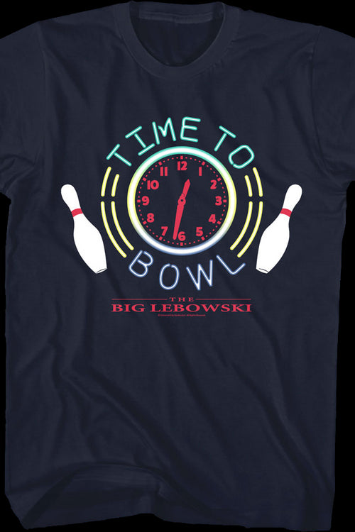 Time To Bowl Big Lebowski T-Shirtmain product image