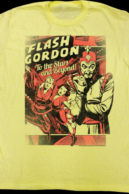 To the Stars and Beyond Flash Gordon T-Shirtmain product image