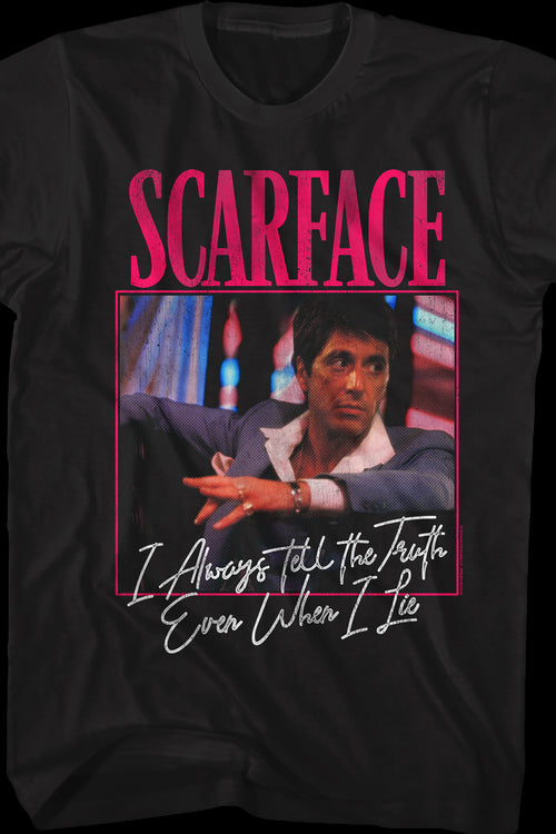 Tony Montana Always Tells The Truth Scarface T-Shirtmain product image