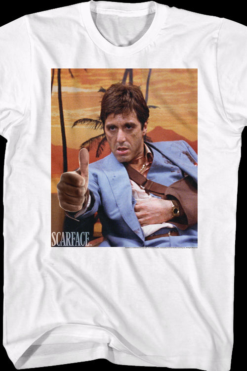 Tony Montana Thumbs Up Scarface T-Shirtmain product image
