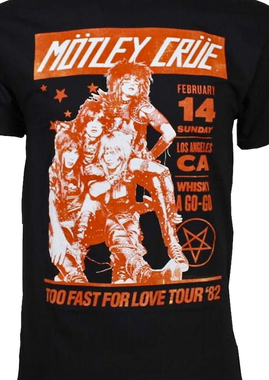 Rockline Too Fast For Love Tour Motley Crue T-Shirt - main product image
