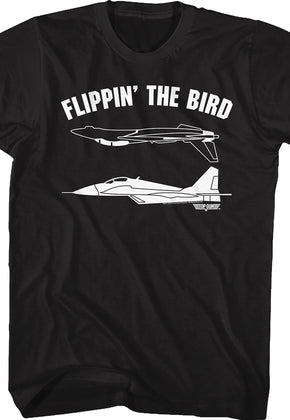 Top Gun Flippin The Bird Shirt
