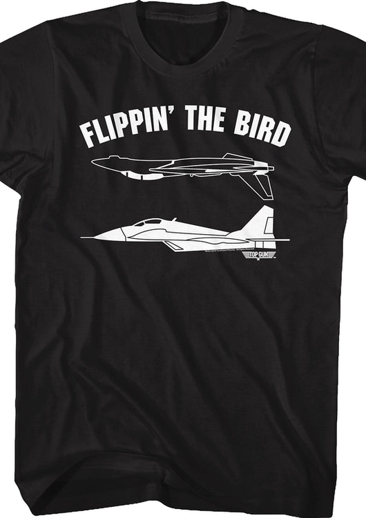 Top Gun Flippin The Bird Shirt - main product image