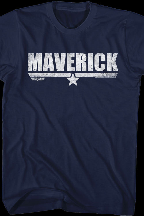 Distressed Top Gun Maverick T-Shirtmain product image