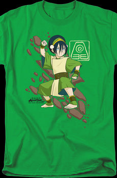 Toph Rock Slide Avatar The Last Airbender T-Shirt