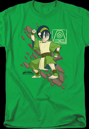 Toph Rock Slide Avatar The Last Airbender T-Shirt