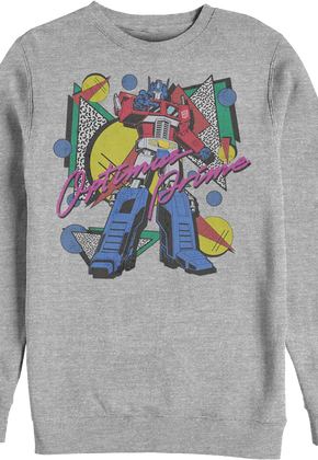 Totally Rad Optimus Prime Transformers Sweatshirt