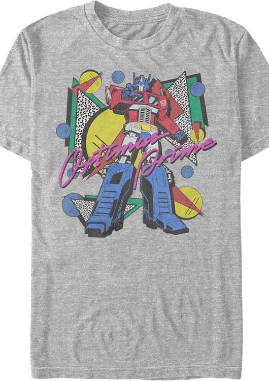 Totally Rad Optimus Prime Transformers T-Shirt - main product image