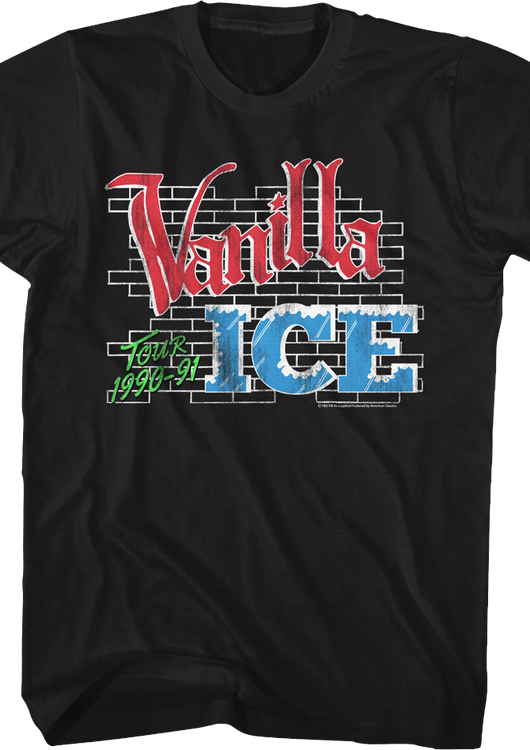 Tour 1990-91 Vanilla Ice T-Shirt - main product image