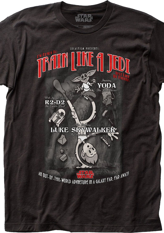 Train Like A Jedi Star Wars T-Shirt - main product image