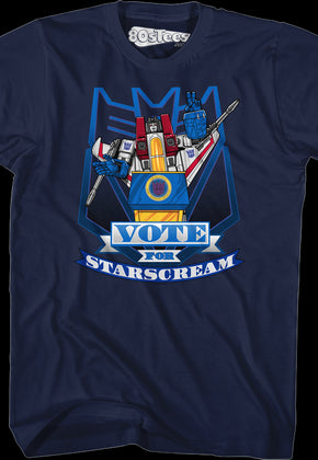 Transformers Vote For Starscream T-Shirt