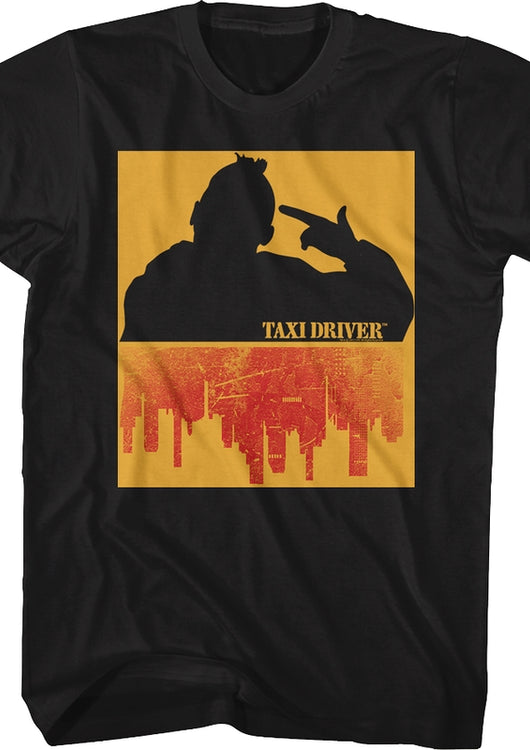 Travis Bickle Silhouette Taxi Driver T-Shirt - main product image