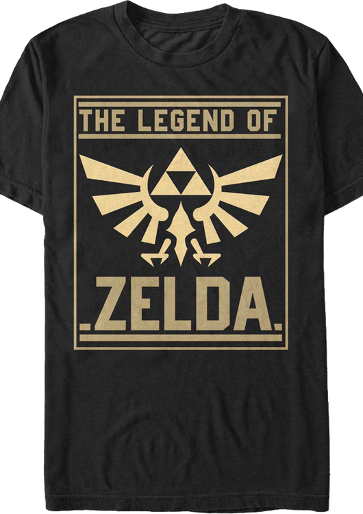 Triforce Box Legend of Zelda Nintendo T-Shirt - main product image