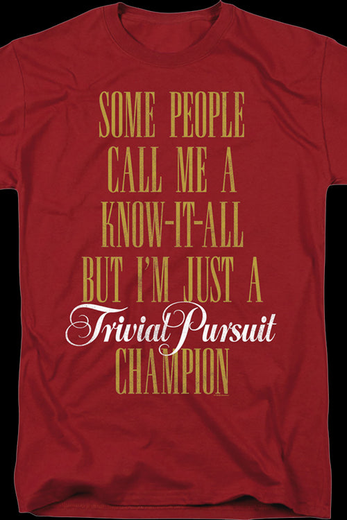 Trivial Pursuit Champion T-Shirtmain product image