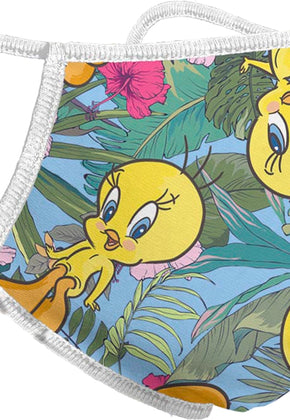 Tropical Tweety Looney Tunes Face Mask