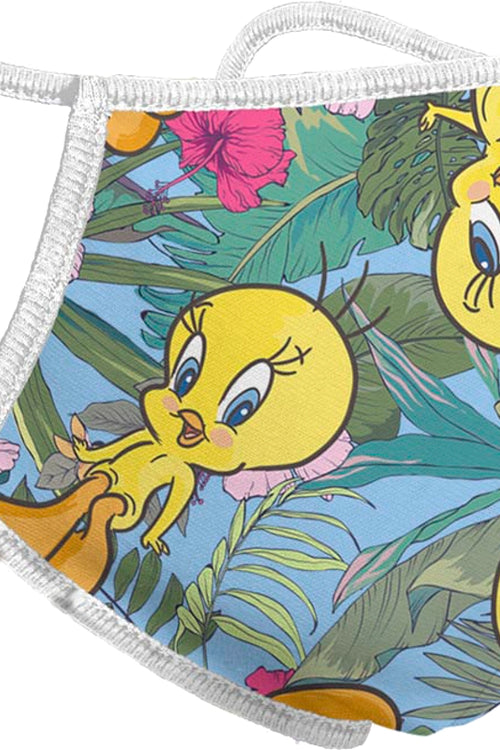 Tropical Tweety Looney Tunes Face Maskmain product image