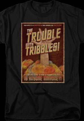 Trouble With Tribbles Poster Star Trek T-Shirt