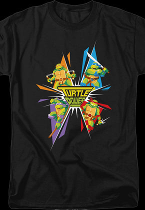 Turtle Power Poses Teenage Mutant Ninja Turtles T-Shirt