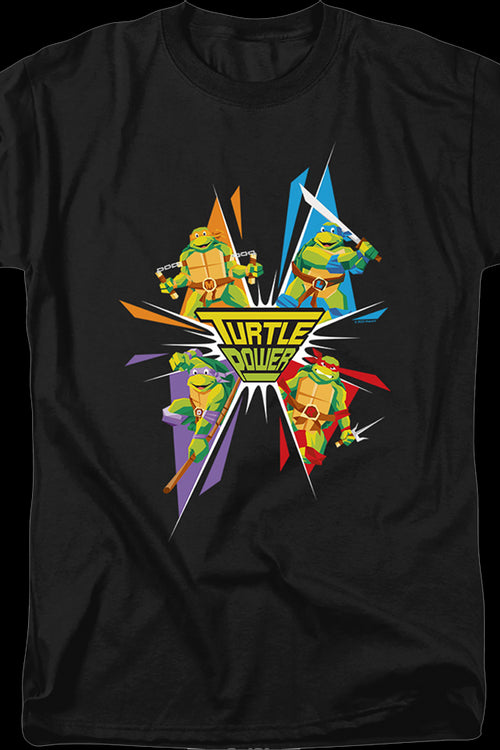 Turtle Power Poses Teenage Mutant Ninja Turtles T-Shirtmain product image
