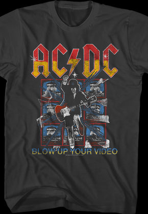TV Screens Blow Up Your Video ACDC Shirt