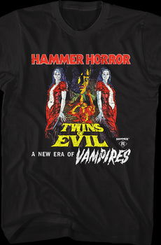 Twins Of Evil Hammer Films T-Shirt