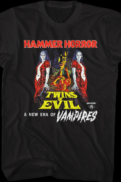 Twins Of Evil Hammer Films T-Shirtmain product image