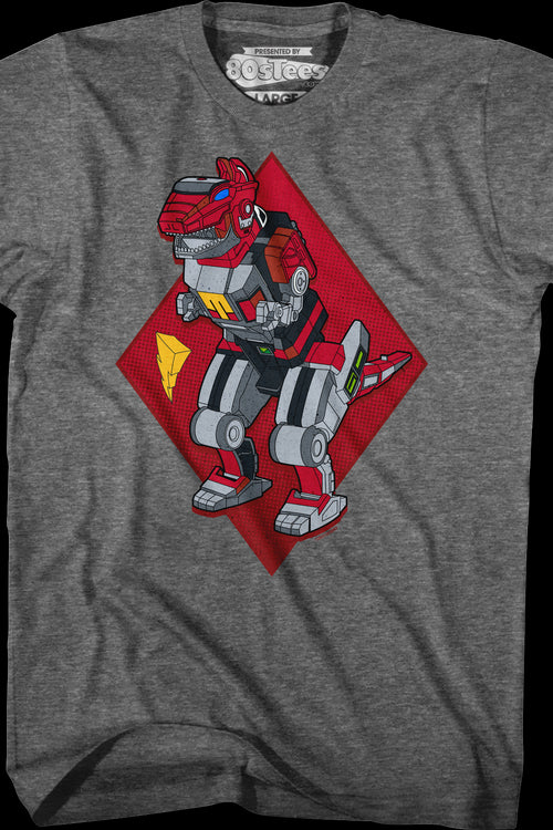 Tyrannosaurus Dinozord Mighty Morphin Power Rangers T-Shirtmain product image