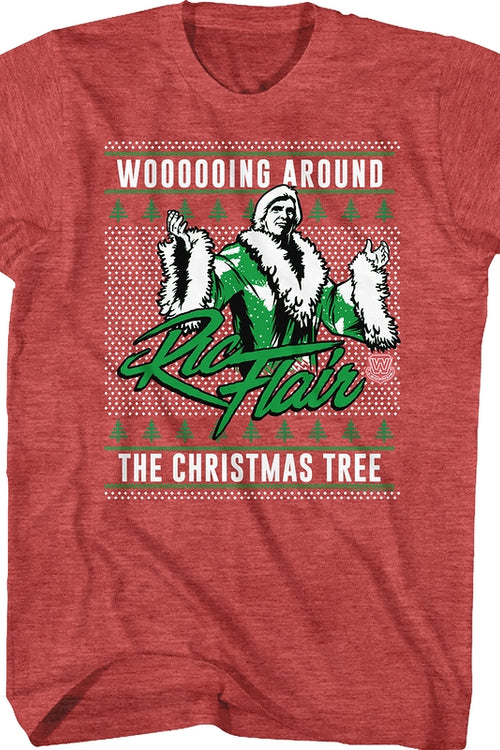 Ugly Faux Knit Ric Flair Christmas T-Shirtmain product image