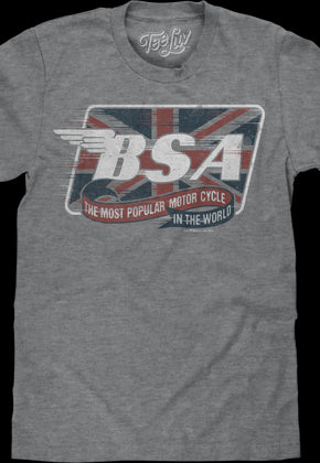 Union Jack Logo BSA T-Shirt