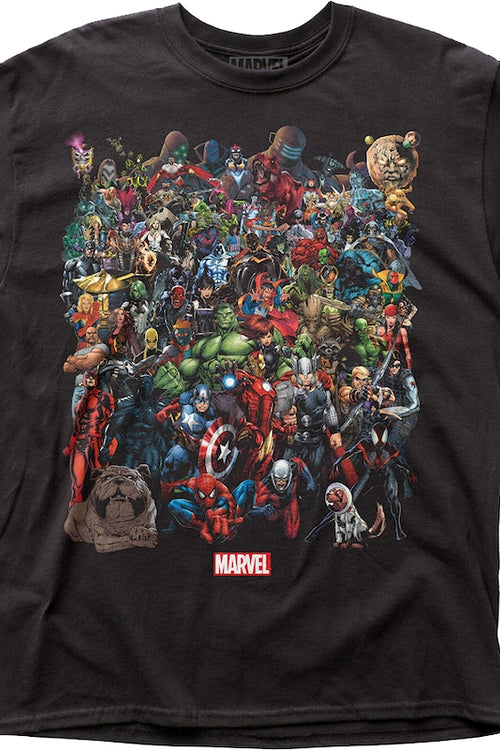 Universe Group Photo Marvel Comics T-Shirtmain product image