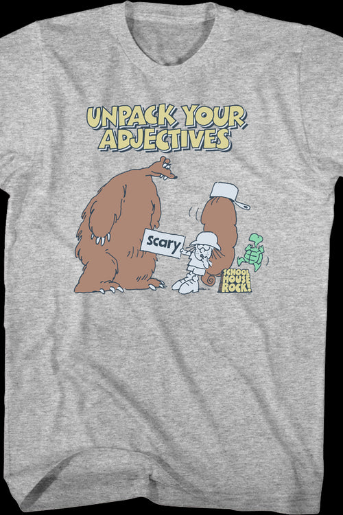 Unpack Your Adjectives Schoolhouse Rock T-Shirtmain product image