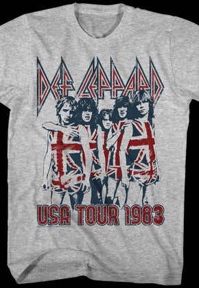 USA Tour 1983 Def Leppard T-Shirt