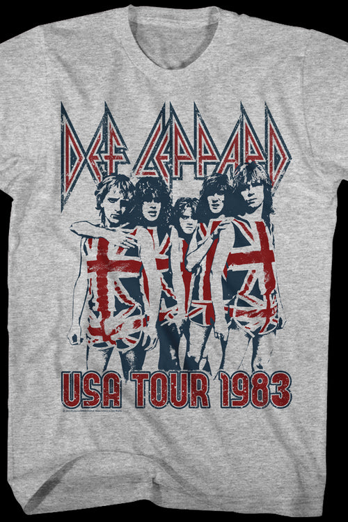 USA Tour 1983 Def Leppard T-Shirtmain product image