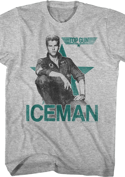 Val Kilmer Iceman Top Gun T-Shirt - main product image