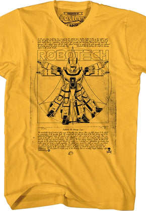 Valkyrie Vitruvian Robotech T-Shirt