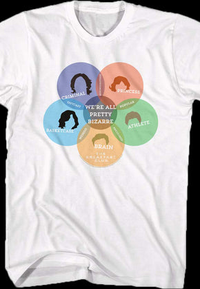 Venn Diagram Breakfast Club T-Shirt